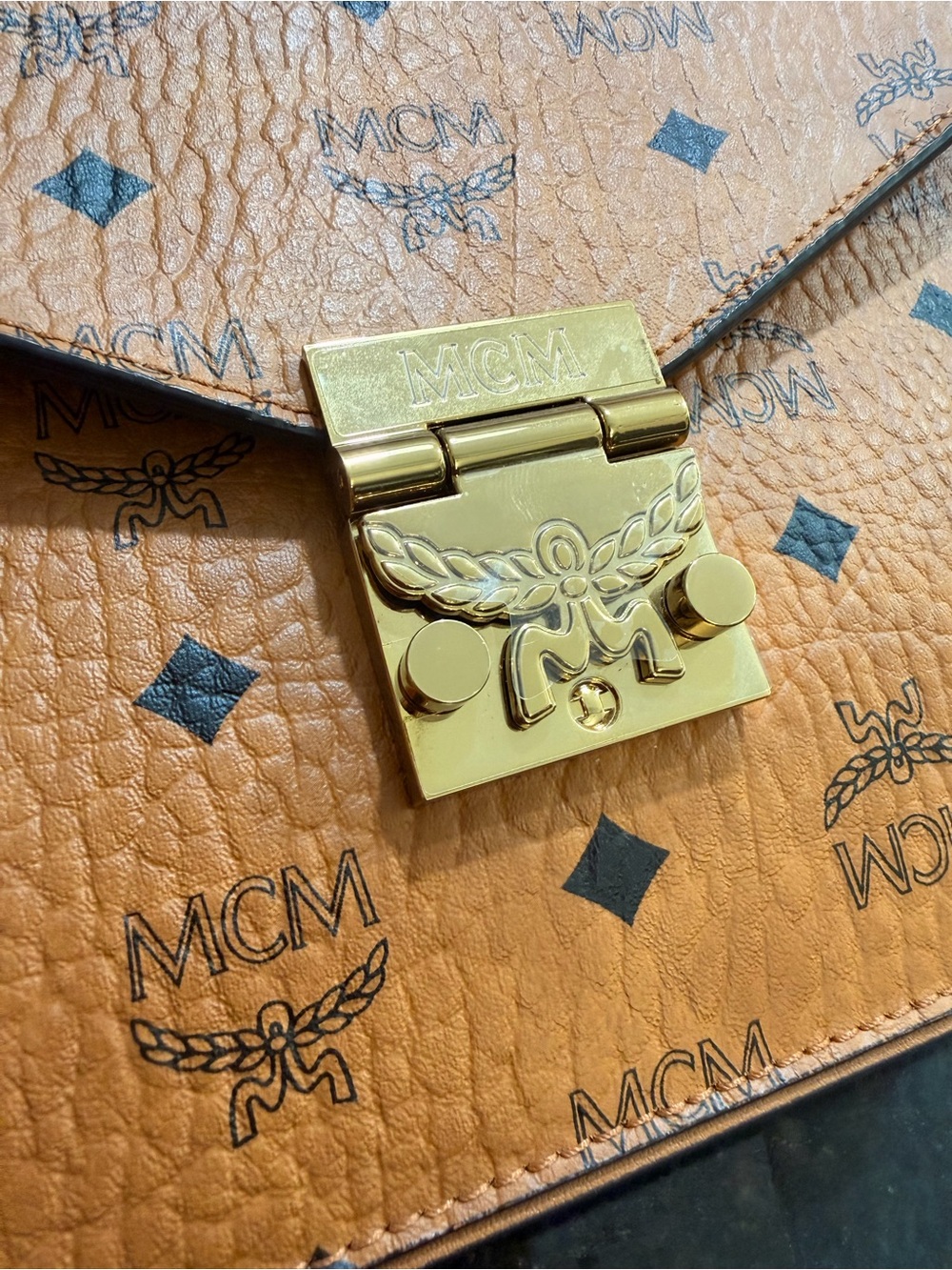 MCM Patricia Crossbody Satchel - Picture 8 of 9